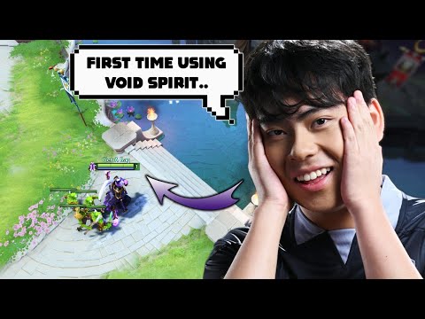 when ANA first time to use VOID SPIRIT - The God of all Spirit! DOTA 2