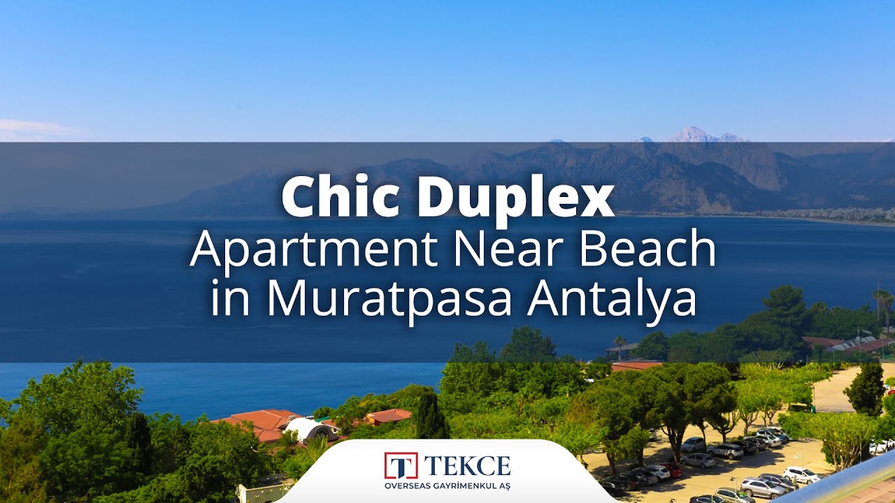 Appartement Vue Mer Dans Une Résidence à Muratpasa Antalya