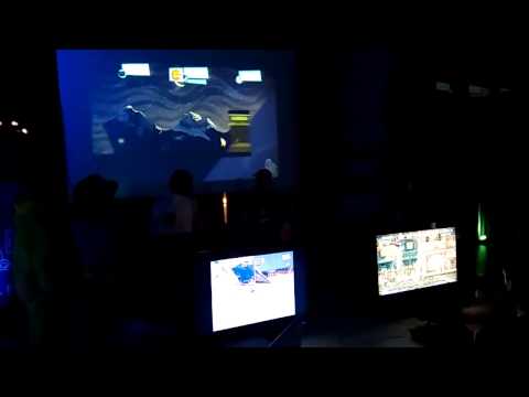 Gaming Area at club Syntax Error's Halloween Special