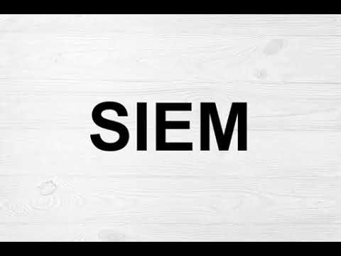 How To Pronounce Siem