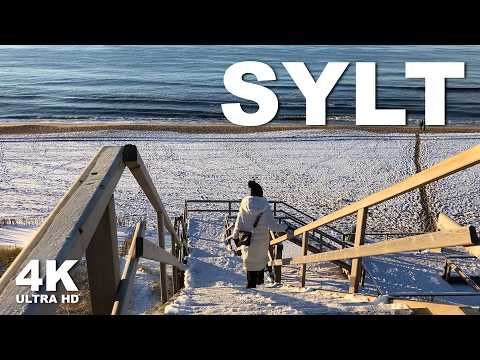 Winterzauber auf Sylt ❄️❤️⭐ Sonniger Weihnachts-Spaziergang im Schnee | Virtueller Syltwalk ☀️🌊