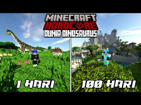 100 Days in Dinosaur World Hardcore Minecraft