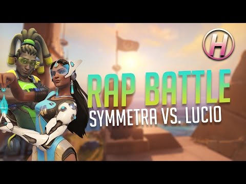 [Overwatch] SYMMETRA VS LUCIO: Rap Battle With Voice Lines