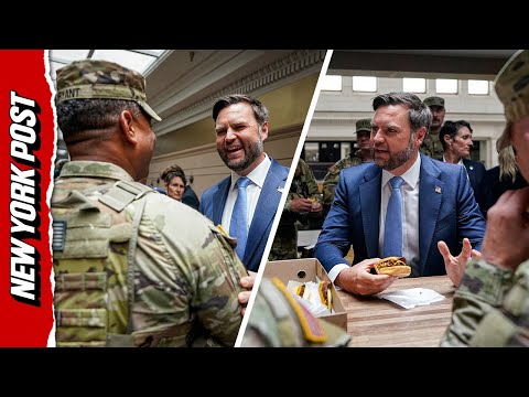 Vance, Hegseth Harassed By Hecklers while Thanking National Guard at DC Shake Shack