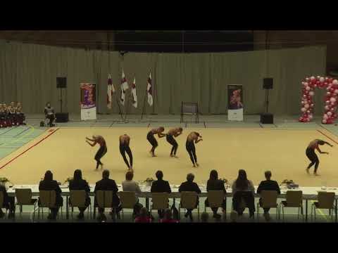 Unglingar Rósan fyrra steypakapping í estetiskum fimleiki 2024