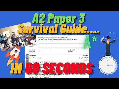 A2 Business PAPER 3 Survival Guide Updated Nov'22