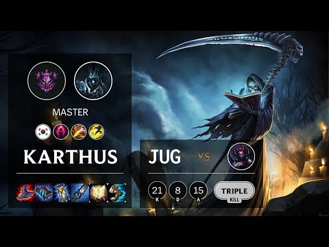 Karthus Jungle vs Elise - KR Master Patch 10.19