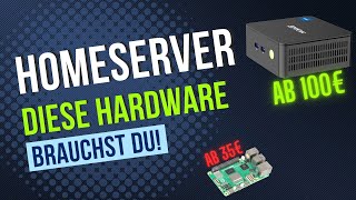 Home Server Hardware Guide 2025: Choosing the right CPU, RAM & storage (Intel N100 insider tip!)