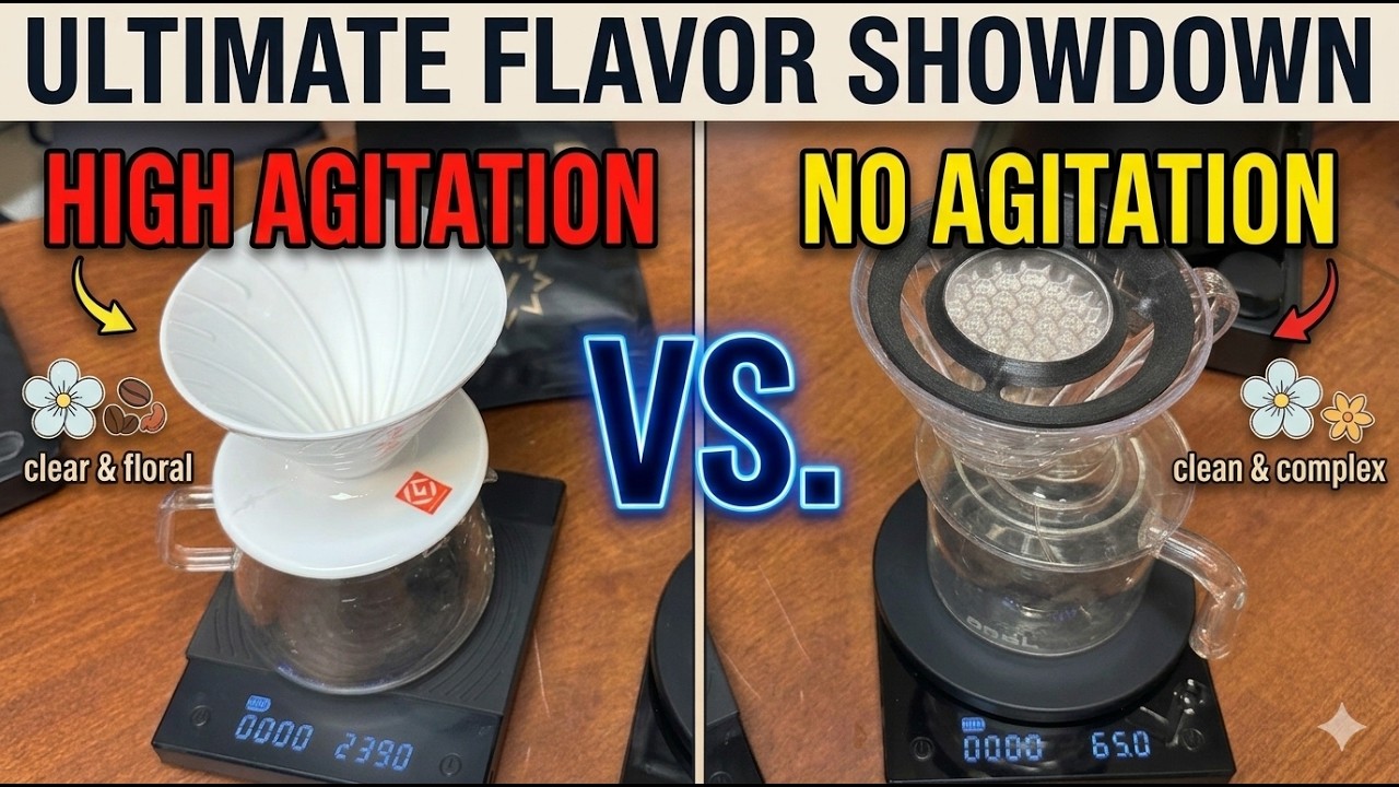 High Agitation vs. No Agitation Pour Over: The Ultimate Flavor Showdown