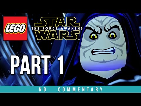 LEGO Star Wars The Force Awakens Walkthrough Part 1 (No Commentary) Xbox One / PS4 Gameplay