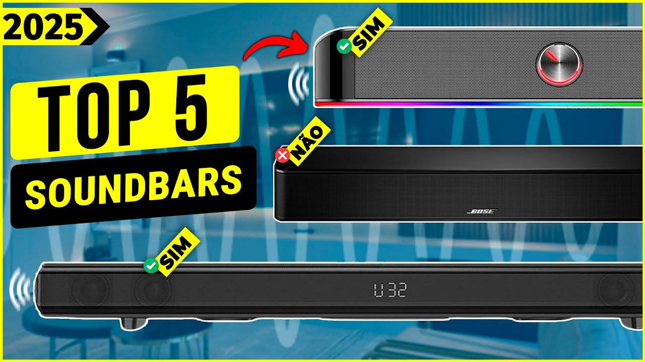 The 5 Best Soundbars of 2025! // There are Cheap, JBL Soundbars, Gamer and Others.