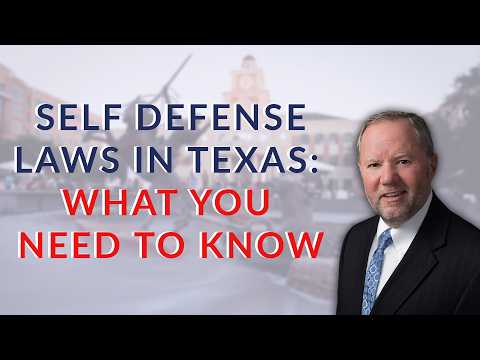 Stop! Don't Make These Mistakes With Texas Self-Defense Laws