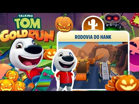 Talking Tom Gold Run Halloween new update 2021 - New Track Hank's Highway and Unlock Hank vs Raccoon