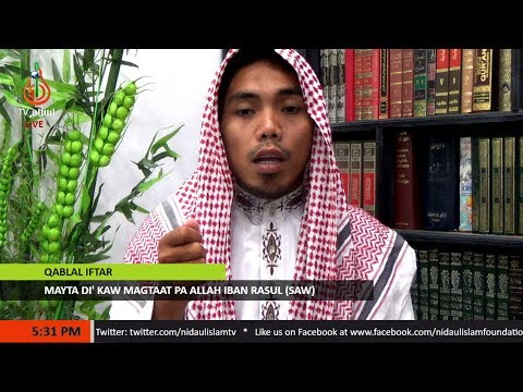 Mayta di' Kaw Magtaat pa Allah iban Rasul ﷺ - Sheikh Jomar Naing (Tausug)