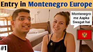 Albania to Montenegro by International Bus 🔥 || Iconic Hostel in Old Town 😍 (Montenegro Visa)
