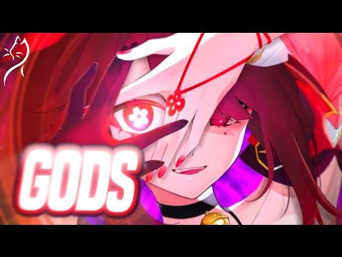 Nightcore - GODS (Lyrics) | feat. @Shincurchin