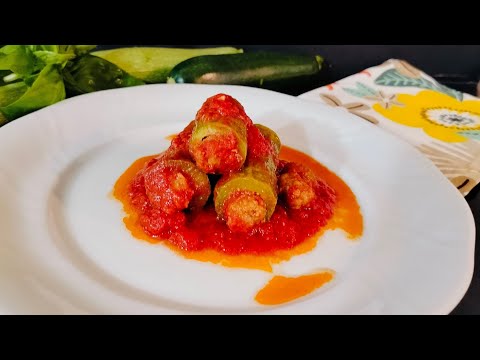 Zucchine ripiene con carne