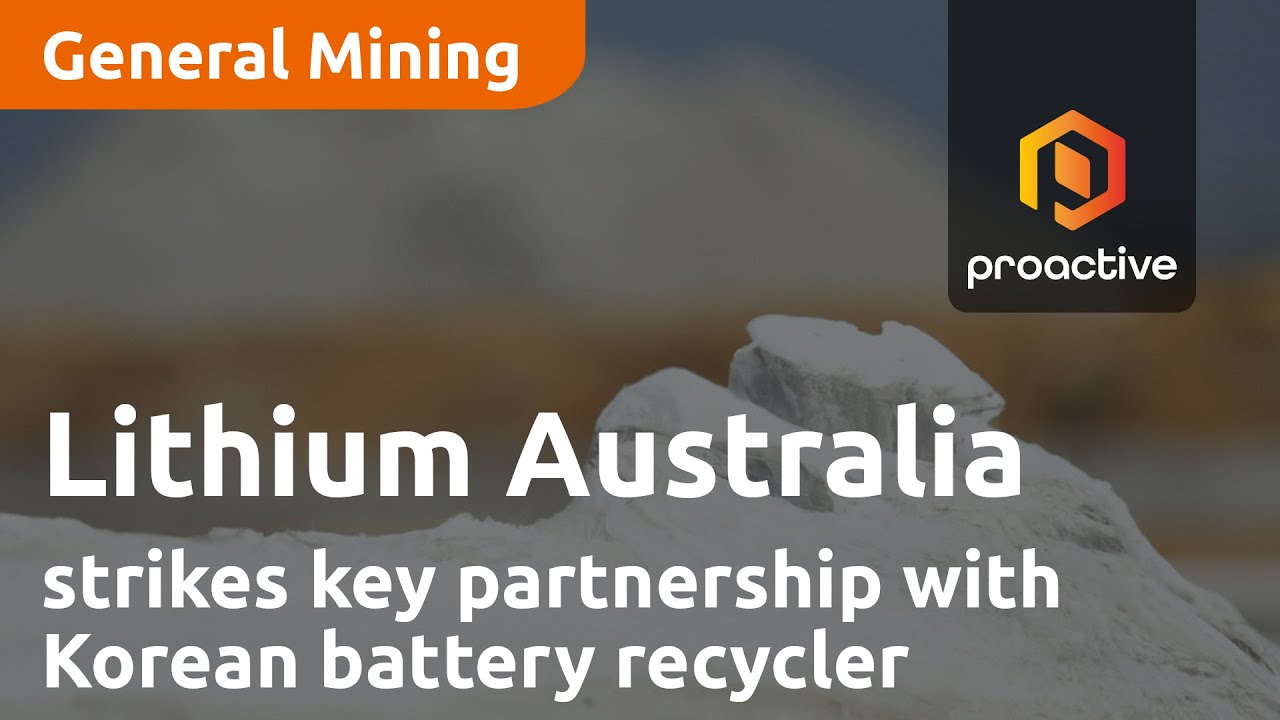 Lithium Australia strikes key partnership with Korean battery recycler