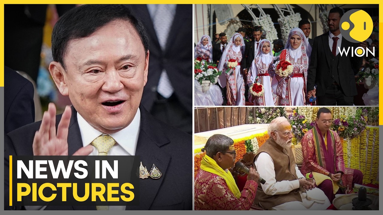 Mass Wedding Ceremony in Gaza | Thailand EX PM Thaksin Released on Parole | FREEZE FRAME