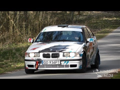 Michał Owanek/Mateusz Walaszkowski, BMW E36 318Ti - 4. Rajd Kwidzyński - 14.04.2019