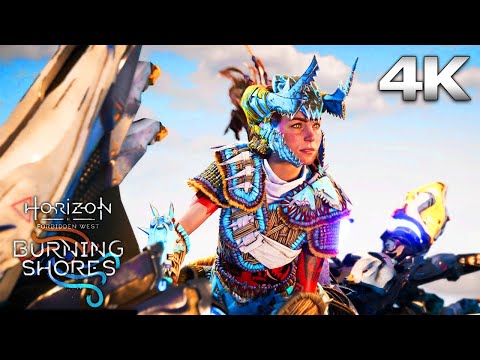 HORIZON FORBIDDEN WEST: BURNING SHORES All Cutscenes (Full Game Movie) 4K 60FPS Ultra HD