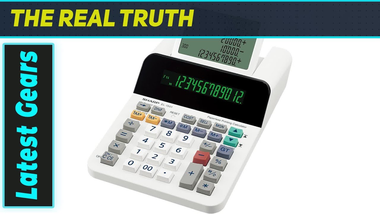 Sharp EL-1501: The Ultimate Paper-Free Desktop Calculator for Any Office!