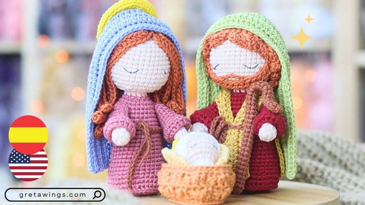 Cómo Tejer a María y José para el Nacimiento: Guía Completa y Fácil Paso a Paso @gretawings