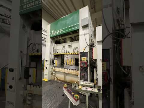 300-ton Komatsu Straight Side Mechanical Press For Sale Model #E2G-300U
