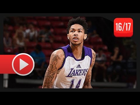 Brandon Ingram Full SL Highlights vs Jazz (2016.07.15) - 22 Pts, 5 Reb