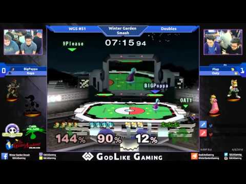 LSB Melee Doubles #51 - Winners Finals - Kuya (G&W) + BiggPappa (Ganon) vs Plup (Fox) + Oaty (Peach)
