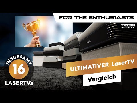 Der Ultimative XXL LaserTV Vergleich 2023 - 16 Laser TVs im Test