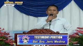 Download Lagu JMCIM | Testimony Portion | Bel. Bro. Jeric Medina \ May 30, 2021 Thumbnail