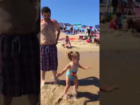 Zayna catching waves!