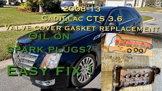 3.6 valve cover gasket replacement 2008-14 Cadillac CTS ￼