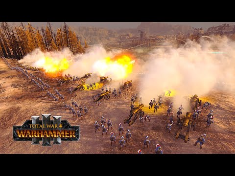 Bretonnia vs Tomb Kings - Guns of Bretonnia 4 Mod | Total War WARHAMMER3 Thrones of Decay | 4K