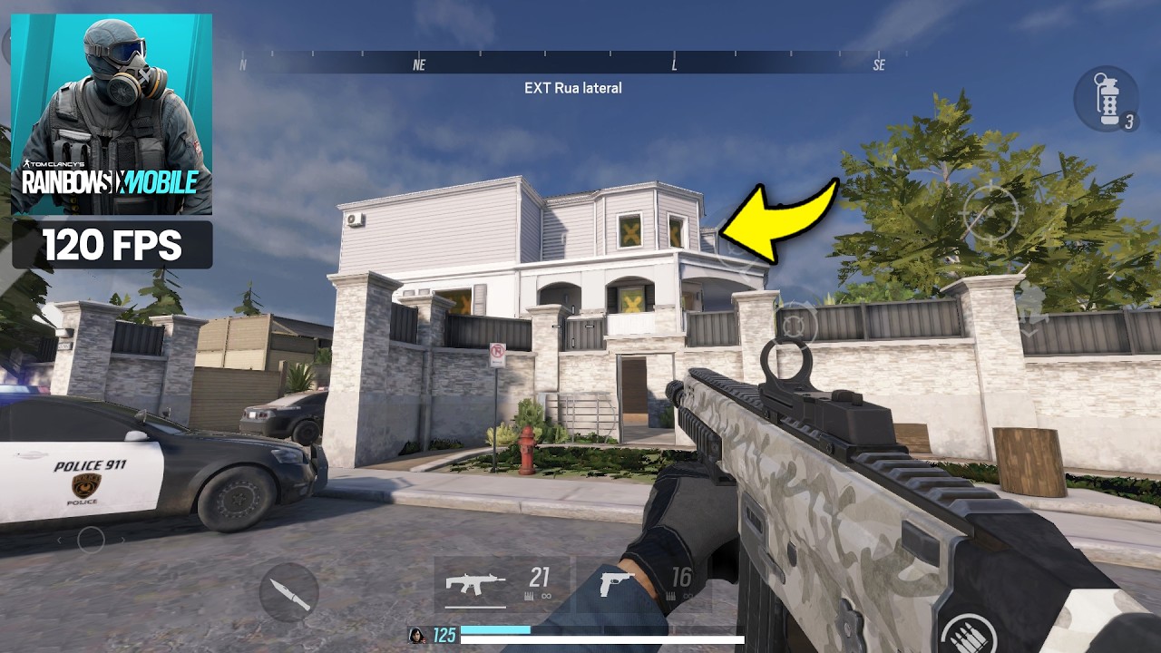 SAIU O "NOVO" RAINBOW SIX MOBILE em 120 FPS! NOVO MAPA, NOVAS CONFIGURAÇÕES e mais