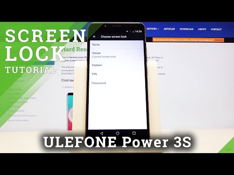 How to Set Up Lock Screen in Ulefone Power 3S – Pick Lock Method