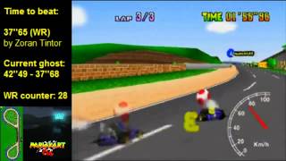 MK64 - former world record on Luigi Raceway - 37''62 (NTSC: 31''29)