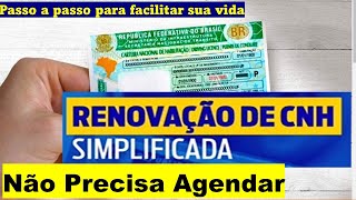 ✔ RENOVAÇÃO DA CNH SIMPLIFICADA, NÃO PRECISA AGENDAR