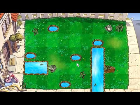 PVZ discover: New map about ❓❓❓ What do you want to name this map? - HARD MODE MOD PVZ1 Plus