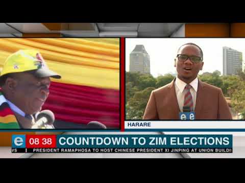 Aldrin Sampear covering Zimbabwe elections