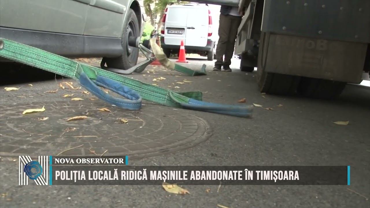 Poliția Locală ridică mașinile abandonate în Timișoara