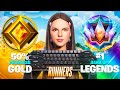 Gold To Unreal Legends Solo SPEEDRUN Fortnite Ranked