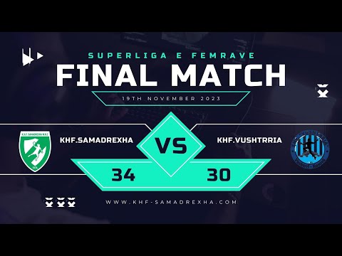 KHF Samadrexha - KHF Vushtrria (34-30)  19.11.2023