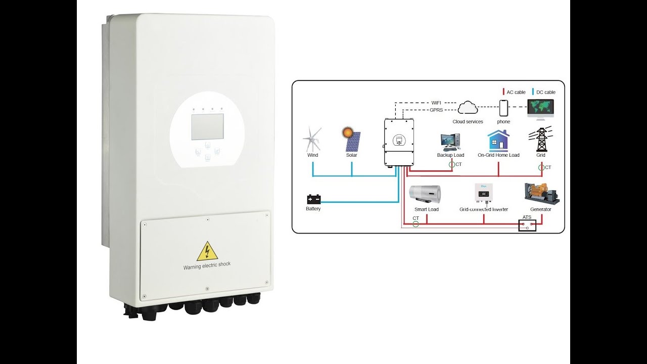 WccSolar Deye Hybrid Inverter SUN-5K-SG01LP1-US