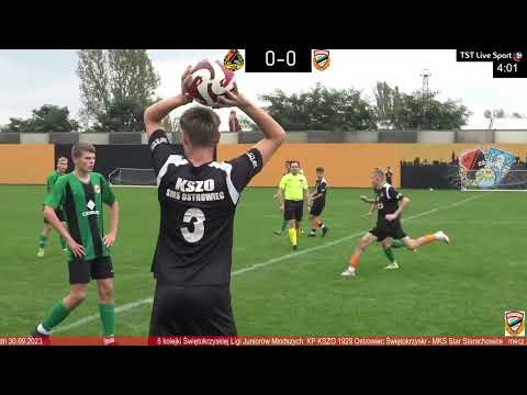 8 kolejka Świętokrzyskiej Ligi Junior Młodszy KSZO Ostrowiec Świętokrzyski -MKS Star Starachowice