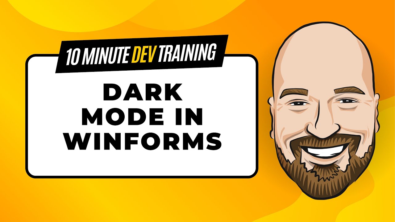 Dark Mode in WinForms in .NET 10 - But It's Not Perfect