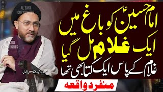 Imam Hussain Ko Bagh Main Aik Ghulam Mil Gya | Allama Shahenshah Hussain Naqvi