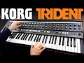 KORG TRIDENT - Synth Review, Sounds & Demo | Vintage Analog Synthesizer