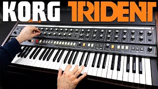 Video thumbnail for KORG TRIDENT - Synth Review, Sounds & Demo | Vintage Analog Synthesizer by synth4ever